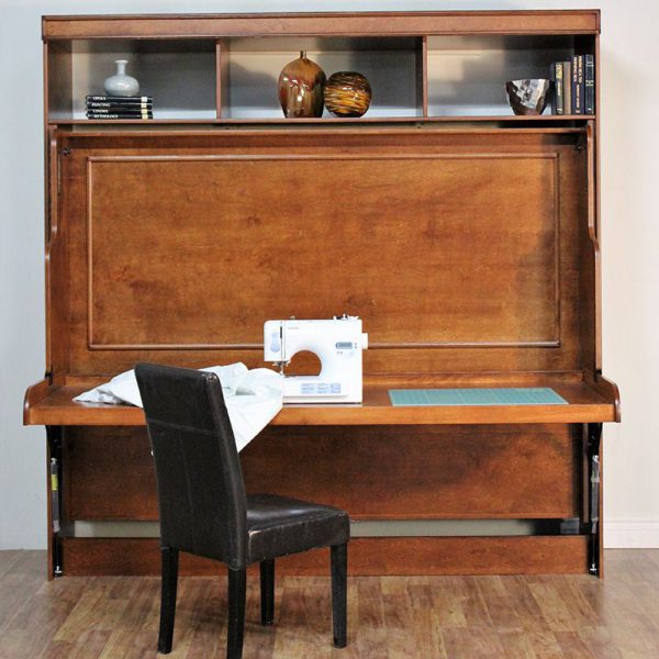 Hidden Bed Cognac Closed