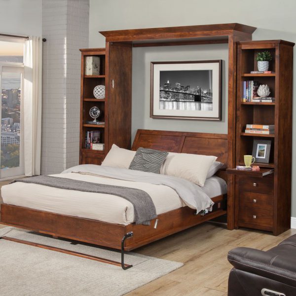 Murphy Bed Florence open with piers