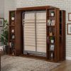 Murphy Bed Library Partially open