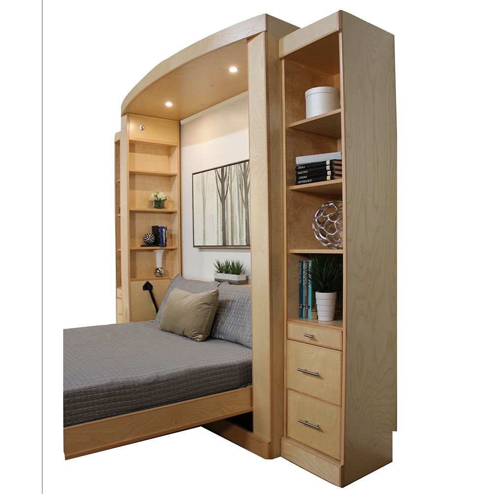 euro style wallbed, wallbed with table, fold down table and bed