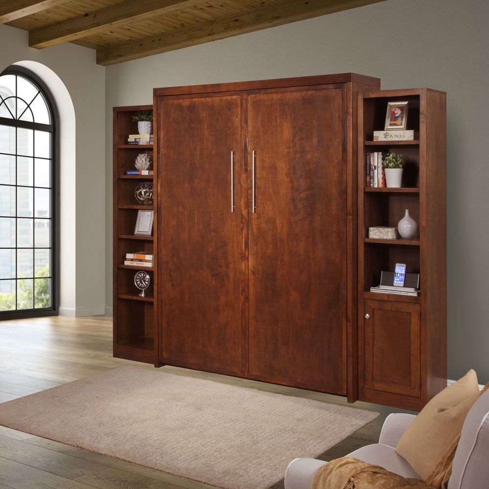 Creative ways to use a cabinet with your Murphy bed