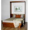 Portola murphy bed - cognac open