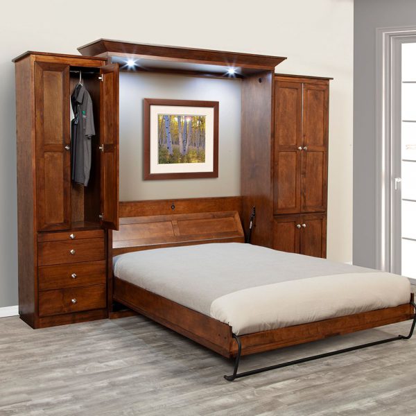 Mansfield murphy bed with Lights