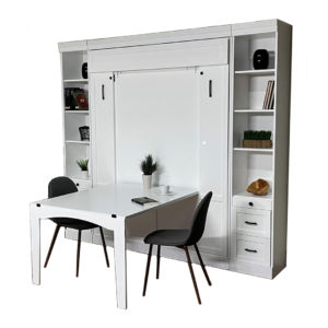 RYLAND Murphy bed table down white field