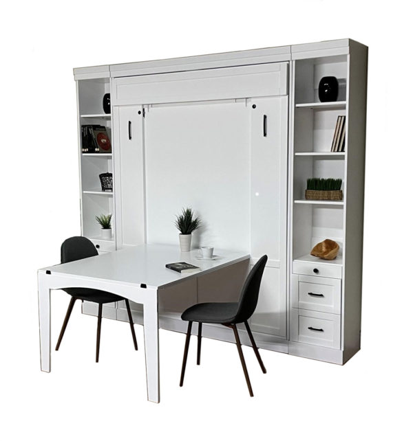 RYLAND Murphy bed table down white field