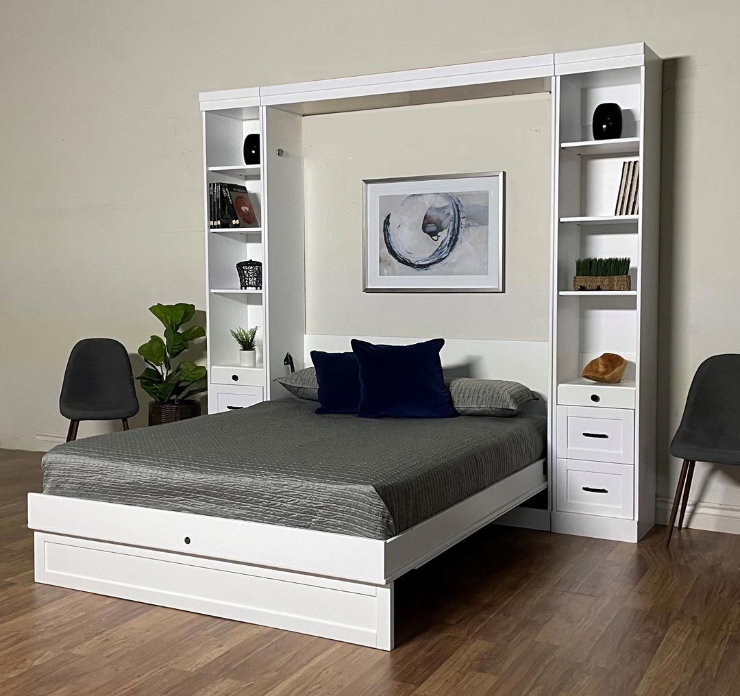 Tahoe wall bed available in queen or full closed