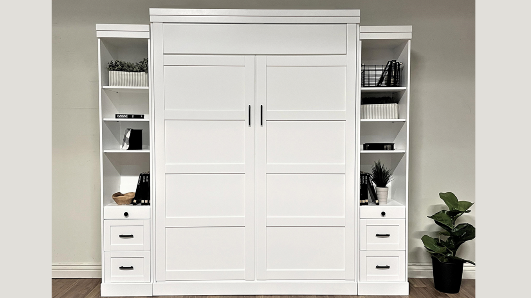 Reinvent Any Room with a Bookcase Murphy Bed