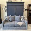 Wallbed Sofa closed in grey