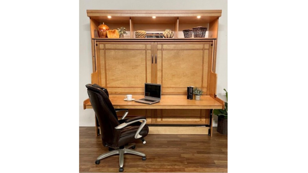 Horizontal Murphy Bed with Desk vs Vertical Murphy Bed | Wallbeds Corporate